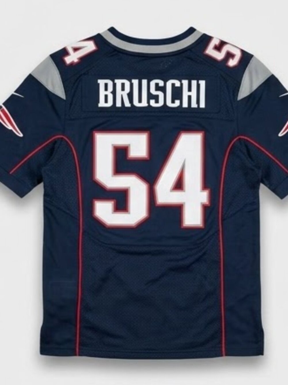 New England Patriots BRUSCHI Nike SEWN Football NFL Jersey Shirt On Field Men 40